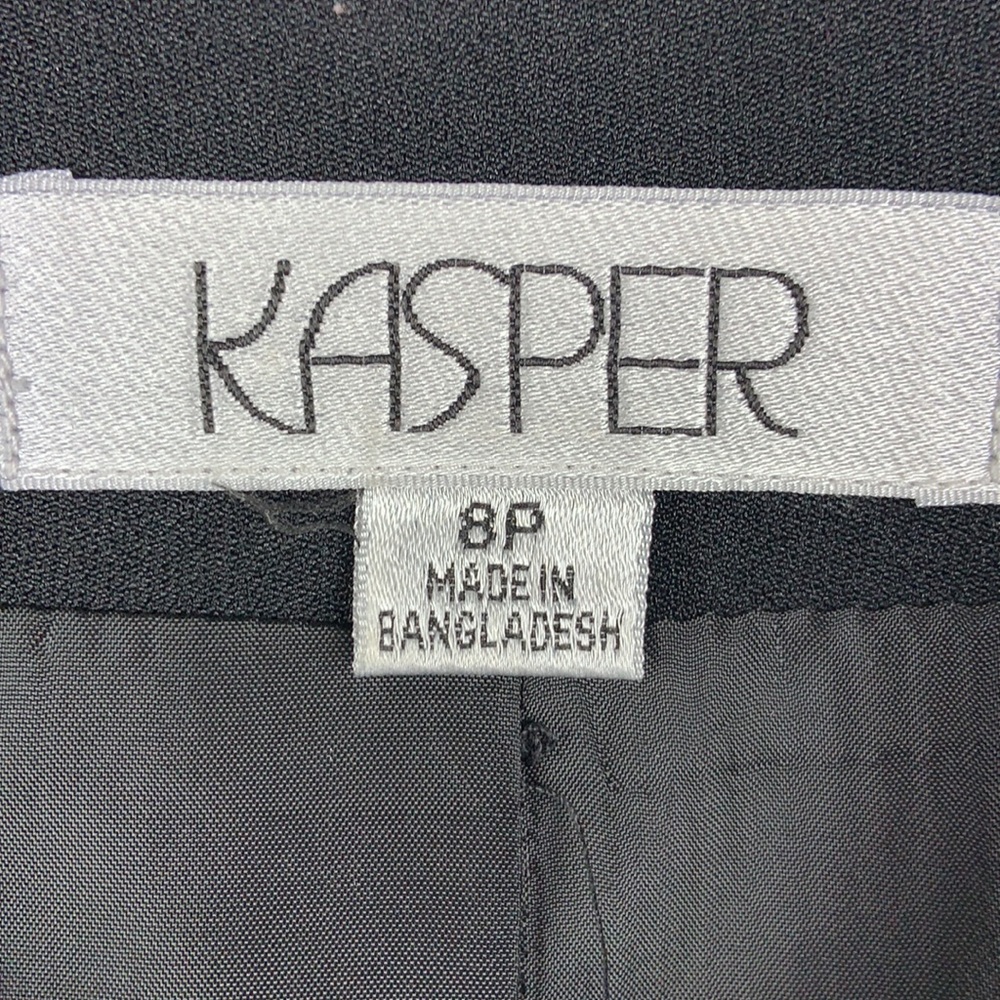 Kasper Open-Front Mixed Print Lined Blazer 8 Peti… - image 2